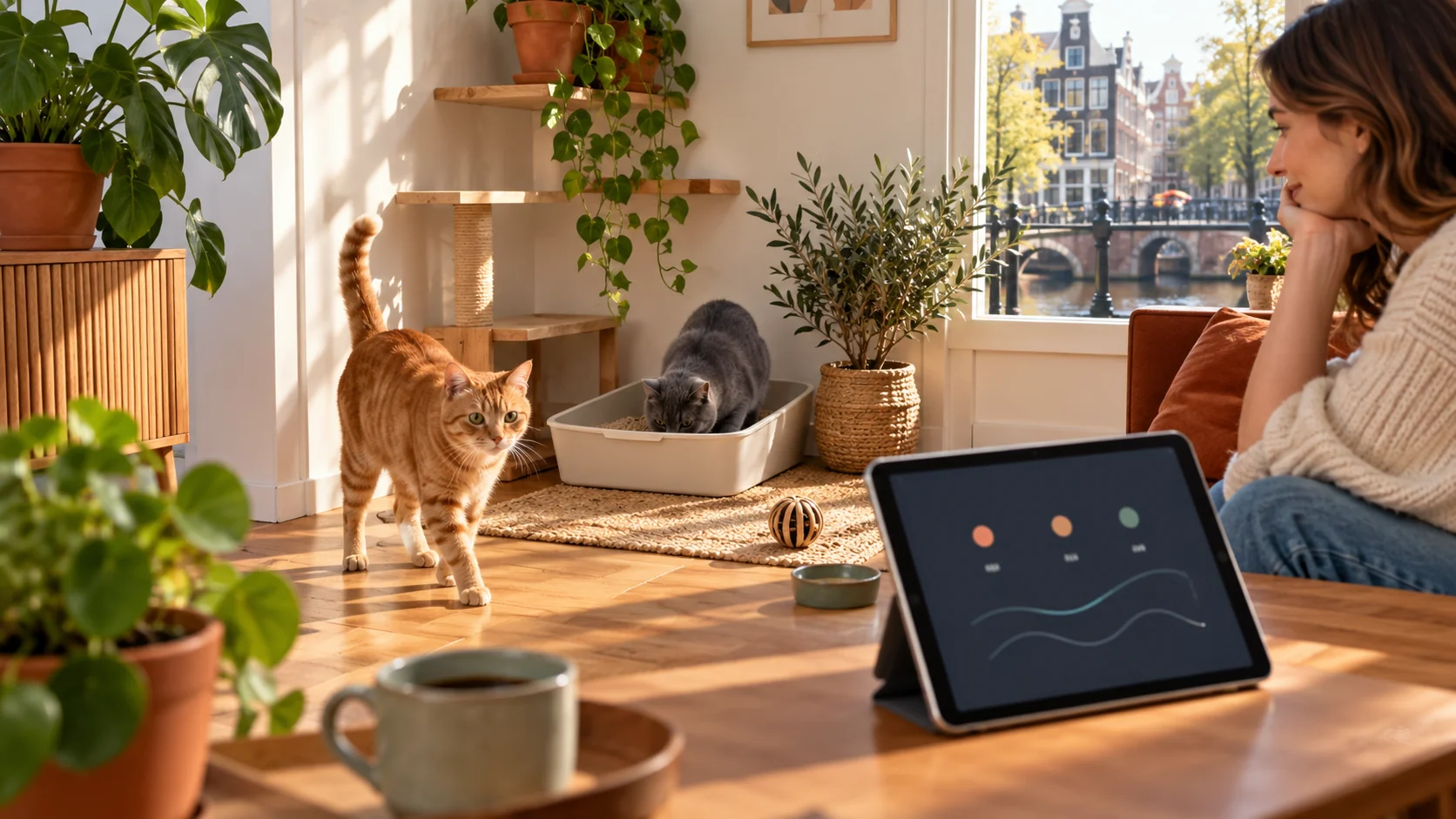 AI Cat Station Pro — Workflow illustration — hardware not frozen